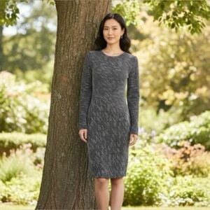 Banana Republic Striped Textured Sheath Dress Size 0